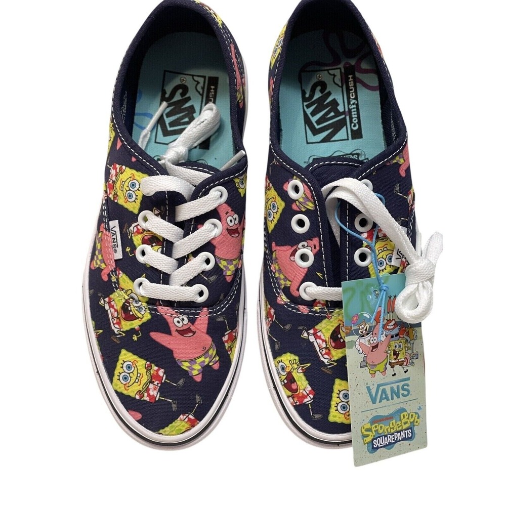 Vans Sneakers‎ x Spongebob Comfycush Aloha Bob Patrick Star Women Size 5.5 New